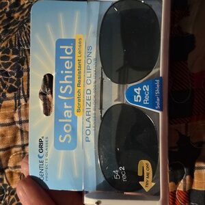 Solar Shield Polarized Clip-On Sunglasses 54 Rec 2